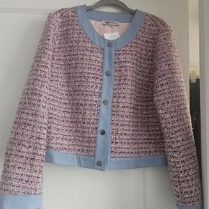 Waist length multi color jacket XL